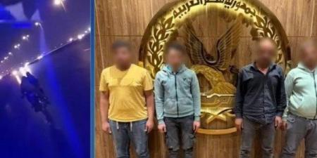 ضبط عاطلين أجبروا سائق على التوقف بالقاهرة | بالفيديو