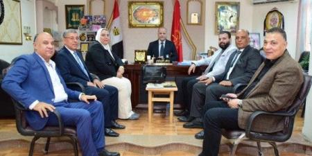 مدير المديرية ببورسعيد يستقبل وفد الادارة العامة للشئون القانونية بالوزارة