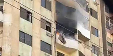 اندلاع
      حريق
      داخل
      شقة
      في
      برج
      سكني
      ببني
      سويف