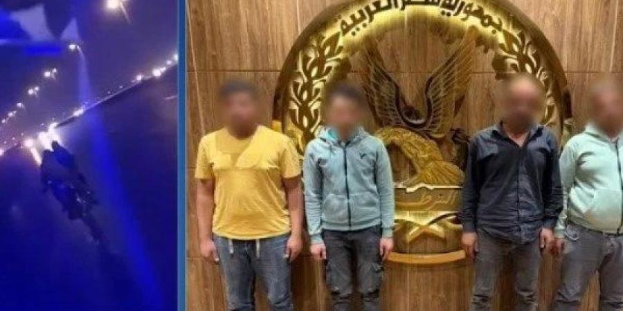 ضبط عاطلين أجبروا سائق على التوقف بالقاهرة | بالفيديو