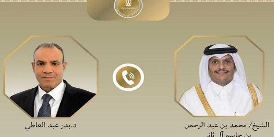 اتصال
      هاتفي
      بين
      وزير
      الخارجية
      والهجرة
      ونظيره
      القطري