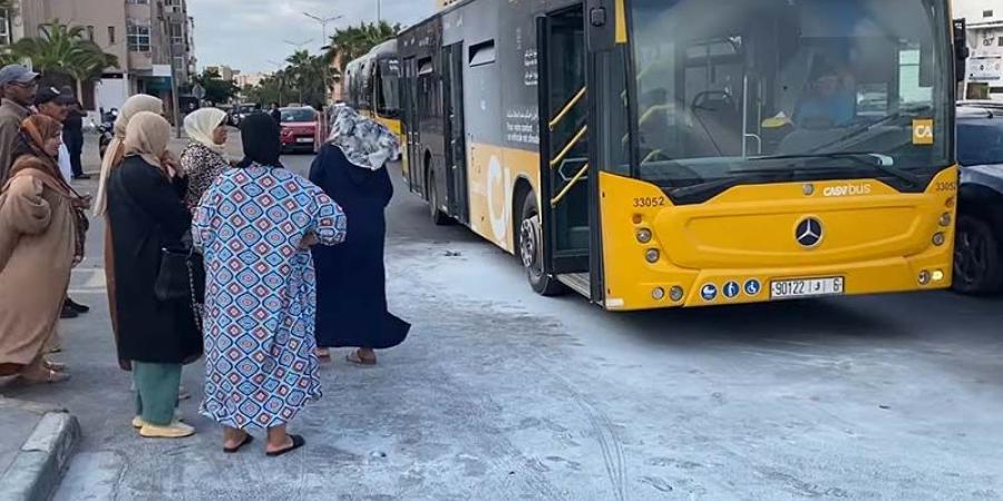 شغب
      خطير
      داخل
      حافلة
      بالبيضاء